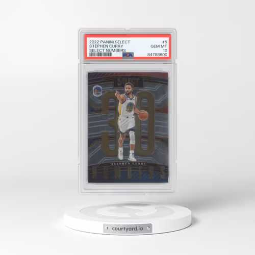 2022 Panini Select Select Numbers #5 Stephen Curry (PSA 10 GEM MINT)