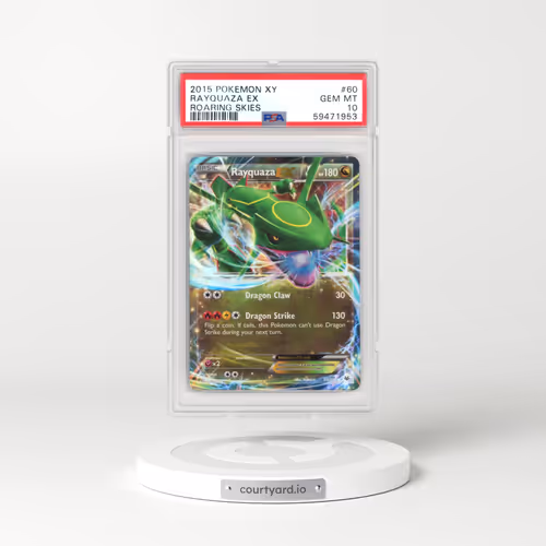 2015 Pokémon XY Roaring Skies #60 Rayquaza EX - Holo (PSA 10 GEM MINT)