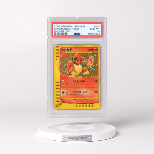 2002 Pokémon McDonald's #004 Charmander - Holo (PSA 10 GEM MINT)