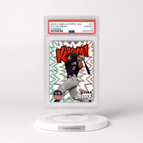 2023 Panini Stars & Stripes USA Kaboom! #K1 Dylan Crews (PSA 10 GEM MINT)