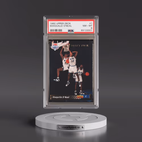 1992 Upper Deck #1 Shaquille O'Neal (PSA 8 NM-MT)