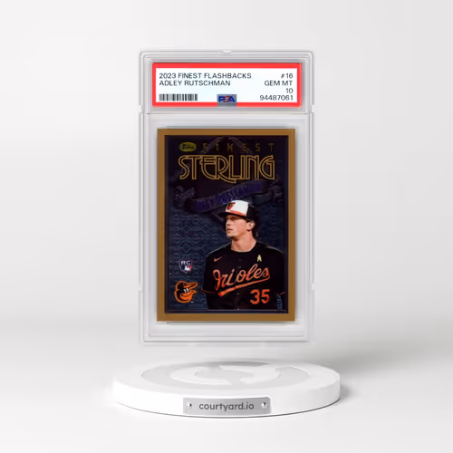 2023 Topps Finest Flashbacks #16 Adley Rutschman (PSA 10 GEM MINT)