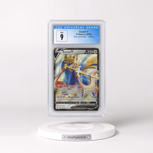 2020 Sword & Shield #138/202 Zacian V - Holo (CGC 9 MINT)