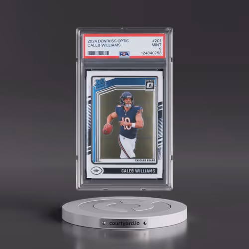 2024 Panini Donruss Optic #201 Caleb Williams (PSA 9 MINT)