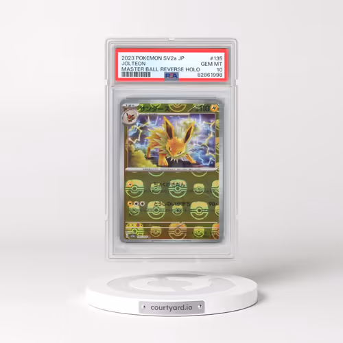 2023 Pokémon Sv2a-Pokemon 151 #135 Jolteon - Reverse Holo Master Ball (PSA 10 GEM MINT)