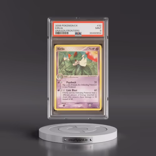 2006 Pokémon EX Dragon Frontiers #32 Kirlia (PSA 9 MINT)