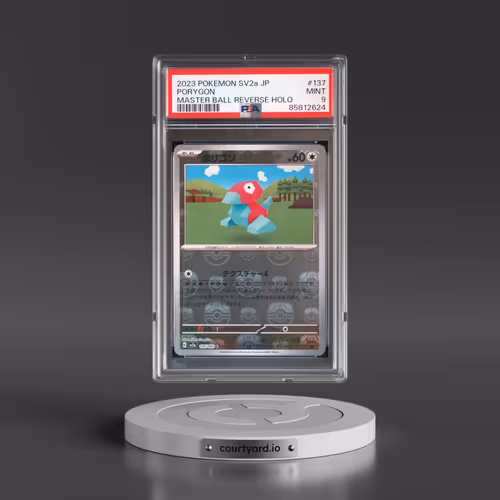 2023 Pokémon Sv2a-Pokemon 151 #137 Porygon - Reverse Holo Master Ball (PSA 9 MINT)