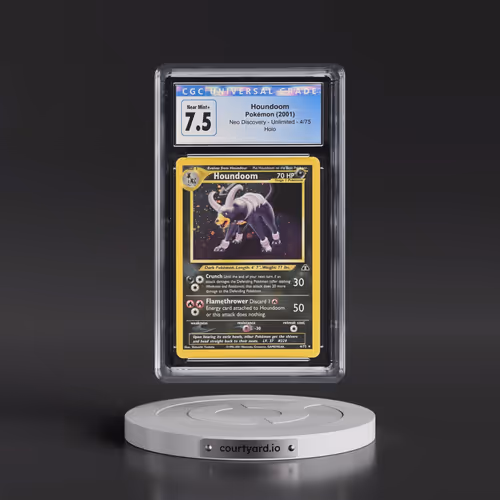 2001 Neo Discovery #4/75 Houndoom - Holo (CGC 7.5 NM+)