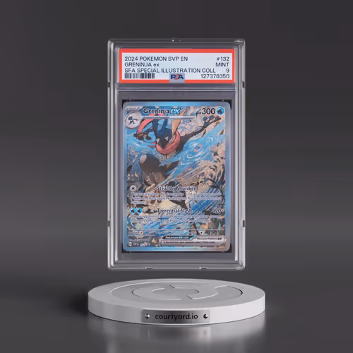 2024 Pokémon Svp EN-SV Black Star Promo #132 Greninja EX - Holo Shrouded Fable Special Illustration