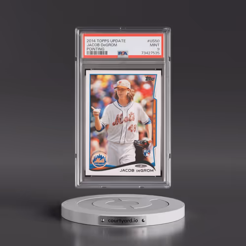 2014 Topps Update #US50 Jacob DeGrom - Pointing (PSA 9 MINT)