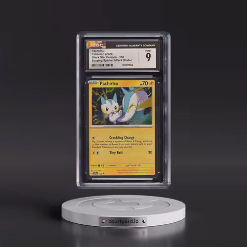 2023 Black Star Promos - Scarlet & Violet SVP EN #158 Pachirisu - Surging Sparks 1-Pack Blister (Cos