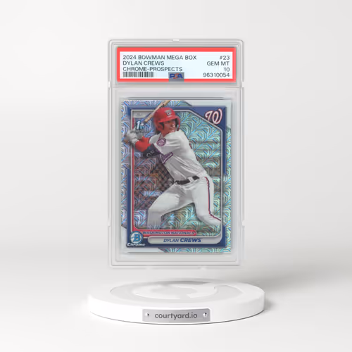 2024 Bowman Mega Box Chrome Prospects #23 Dylan Crews (PSA 10 GEM MINT)