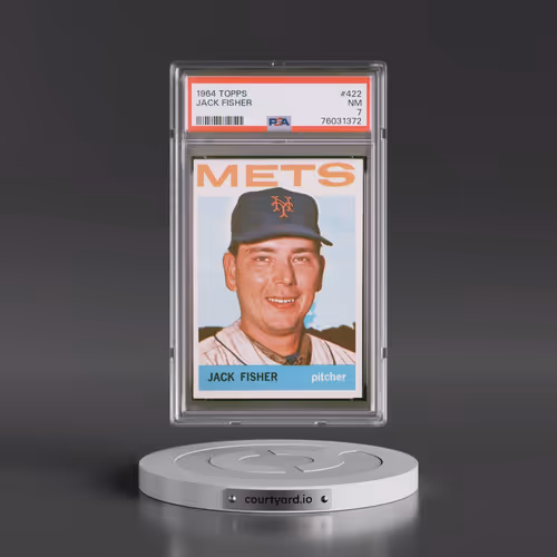 1964 Topps #422 Jack Fisher (PSA 7 NM)