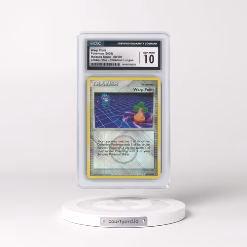 2008 Majestic Dawn #88/100 Warp Point - Crosshatch Holo (Cross. Holo) Pokémon League (CGC 10 GEM MIN