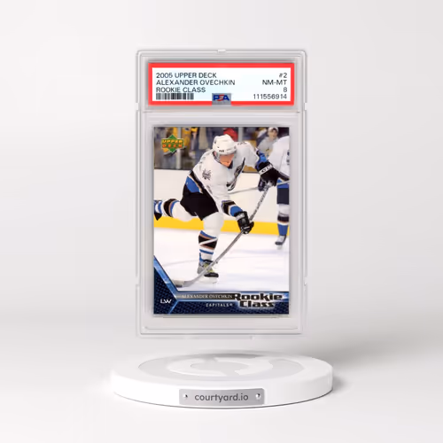 2005 Upper Deck Rookie Class #2 Alexander Ovechkin (PSA 8 NM-MT)