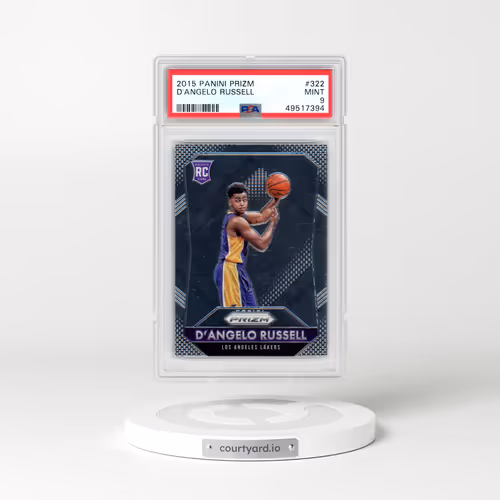2015 Panini Prizm #322 D'Angelo Russell (PSA 9 MINT)