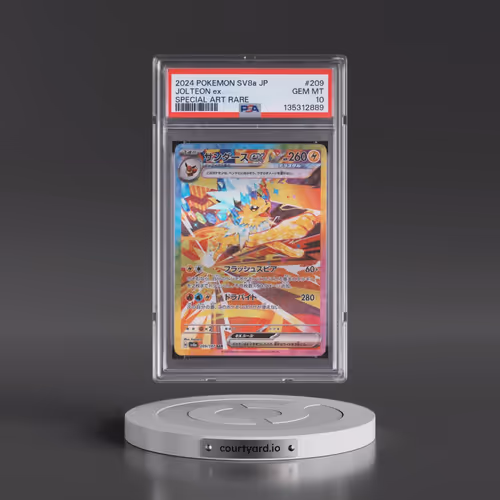 2024 Pokémon Sv8a-Terastal Fest EX #209 Jolteon EX - Holo Special Art Rare (PSA 10 GEM MINT)