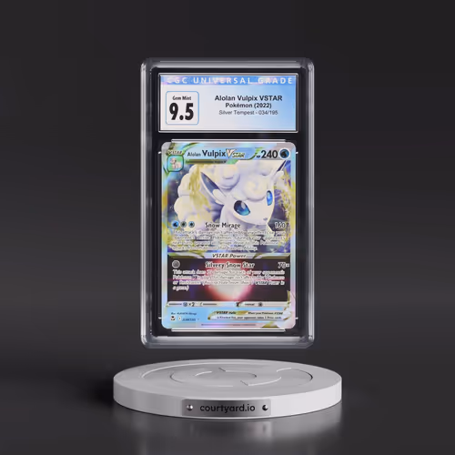 2022 Silver Tempest #034/195 Alolan Vulpix VSTAR - Holo (CGC 10 GEM MINT)