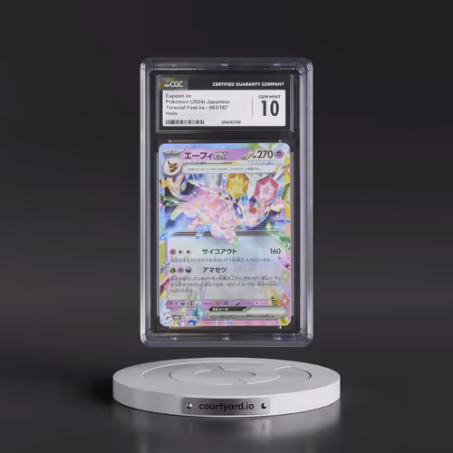 2024 Pokémon Sv8a-Terastal Fest EX #063 Espeon EX - Holo (CGC 10 GEM MINT)
