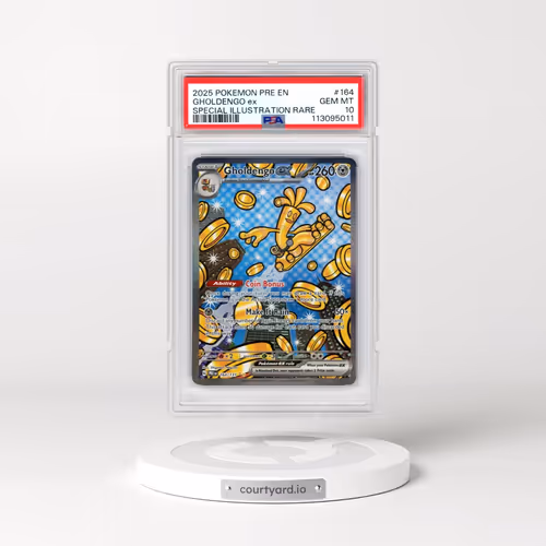 2025 Pokémon Pre EN-Prismatic Evolutions #164 Gholdengo EX - Holo Special Illustration Rare (PSA 10