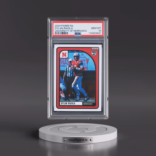 2024 Panini Nil University of Nebraska Dylan Raiola (PSA 10 GEM MINT)