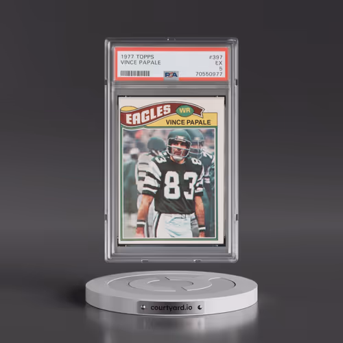 1977 Topps #397 Vince Papale (PSA 5 EX)