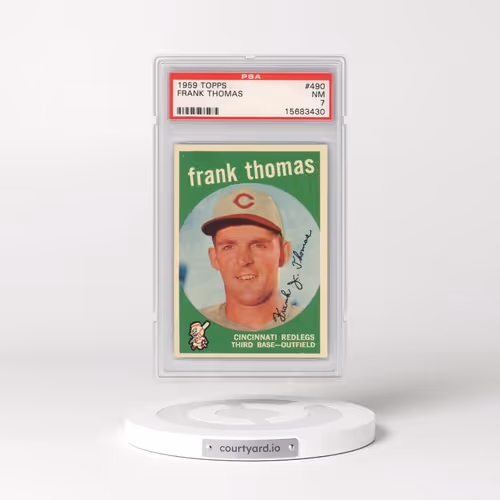 1959 Topps #490 Frank Thomas (PSA 7 NM)