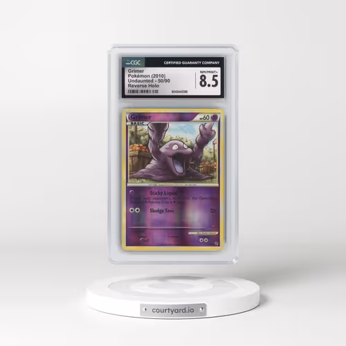 2010 Undaunted #50/90 Grimer - Reverse Holo (CGC 8.5 NM-MT+)
