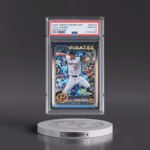 2024 Topps Chrome Update #USC27 Paul Skenes - Refractor (PSA 10 GEM MINT)