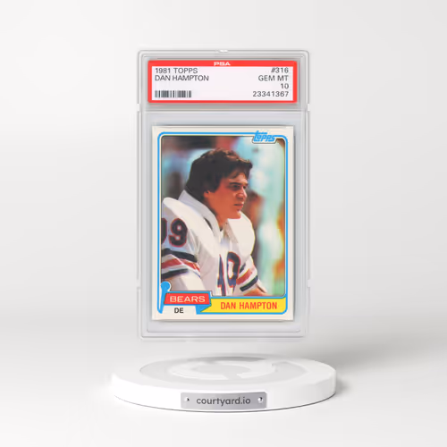 1981 Topps #316 Dan Hampton (PSA 10 GEM MINT)