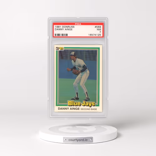 1981 Donruss #569 Danny Ainge (PSA 7 NM)