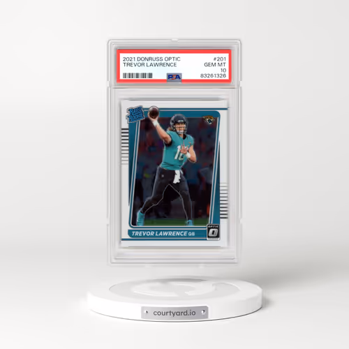 2021 Panini Donruss Optic #201 Trevor Lawrence (PSA 10 GEM MINT)