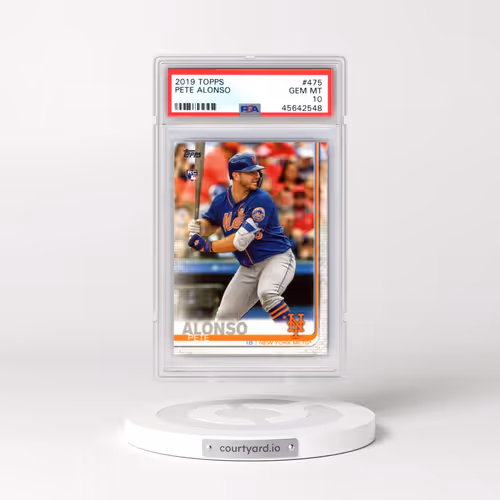 2019 Topps #475 Pete Alonso (PSA 10 GEM MINT)