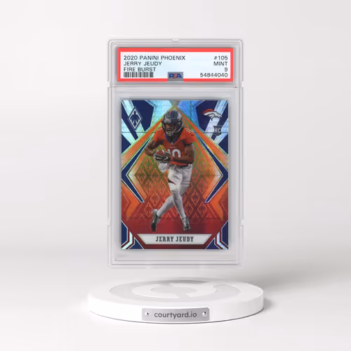 2020 Panini Phoenix #105 Jerry Jeudy - Fire Burst (PSA 9 MINT)