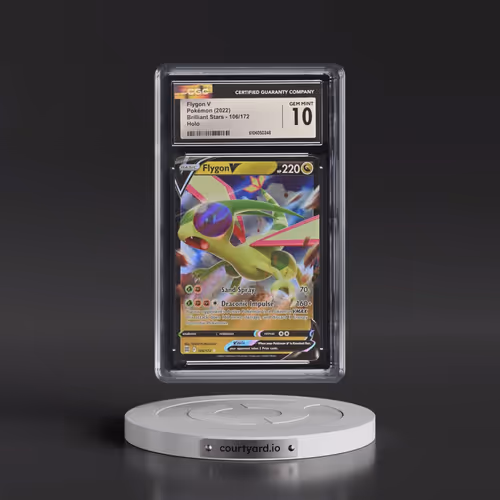 2022 Brilliant Stars #106/172 Flygon V - Holo (CGC 10 GEM MINT)