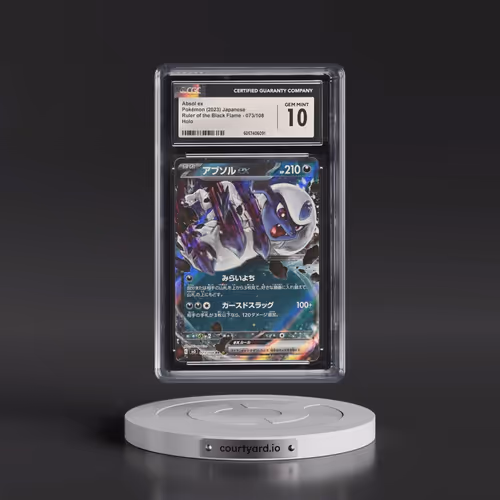 2023 Ruler of the Black Flame #073/108 Absol ex - Holo (CGC 10 GEM MINT)