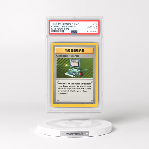 1999 Base Set #71 Computer Search - Shadowless Shadowless (PSA 10 GEM MINT)