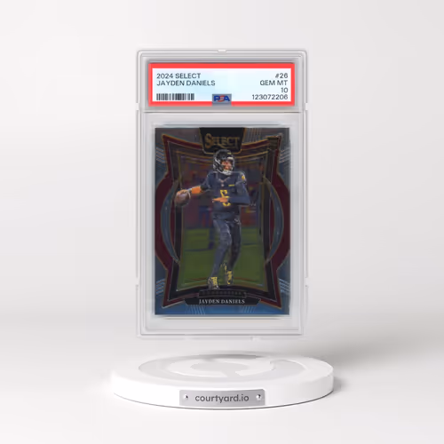 2024 Panini Select #26 Jayden Daniels (PSA 10 GEM MINT)
