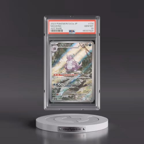 2023 Pokémon Sv2a-Pokemon 151 #174 Nidoking - Art Rare (PSA 10 GEM MINT)