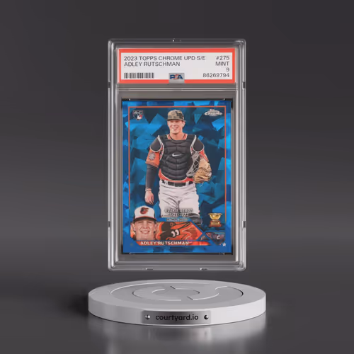 2023 Topps Chrome Update Sapphire Edition #275 Adley Rutschman (PSA 9 MINT)