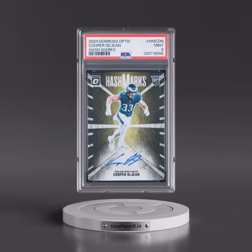 2024 Panini Donruss Optic Hash Marks #HMCDN Cooper Dejean (PSA 9 MINT)
