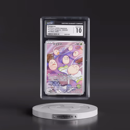 2024 Pokémon Sv7a-Paradise Dragona #065 Exeggcute - Art Rare (CGC 10 GEM MINT)