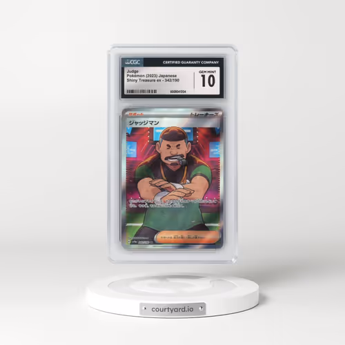 2023 Shiny Treasure ex #342/190 Judge - Super Rare Holo (CGC 10 GEM MINT)