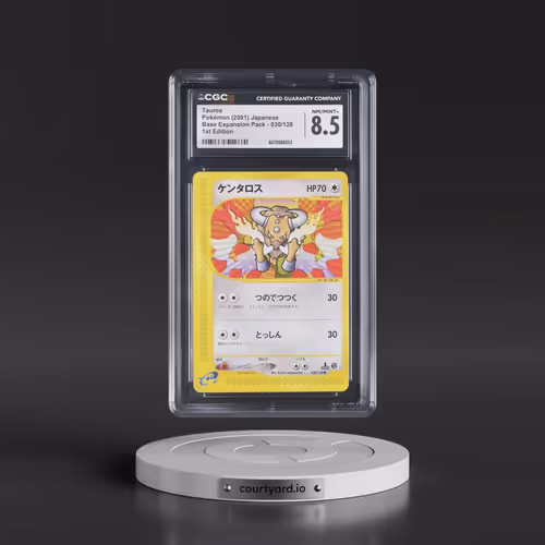 2001 Base Expansion Pack #030/128 Tauros - 1st Edition (CGC 8.5 NM-MT+)
