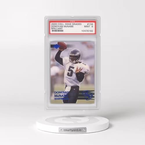 2000 Collector's Edge Graded #134 Donovan Mcnabb - Brilliant (PSA 9 MINT)