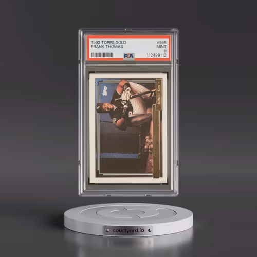 1992 Topps Gold #555 Frank Thomas (PSA 9 MINT)