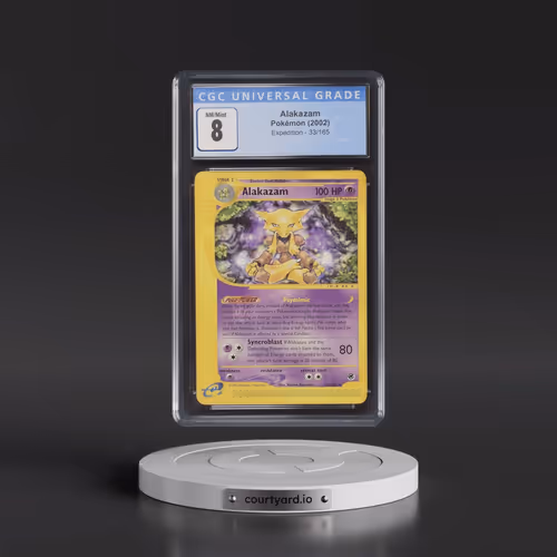 2002 Expedition #33/165 Alakazam (CGC 8 NM-MT)
