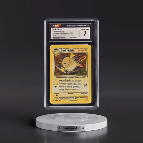 2002 Legendary Collection #7/110 Dark Raichu - Holo (CGC 7 NM)