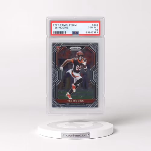 2020 Panini Prizm #308 Tee Higgins (PSA 10 GEM MINT)