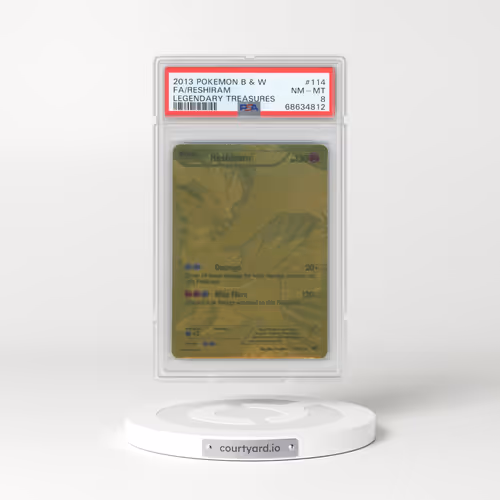 2013 Pokémon Black & White Legendary Treasures #114 Reshiram - Full Art (PSA 8 NM-MT)